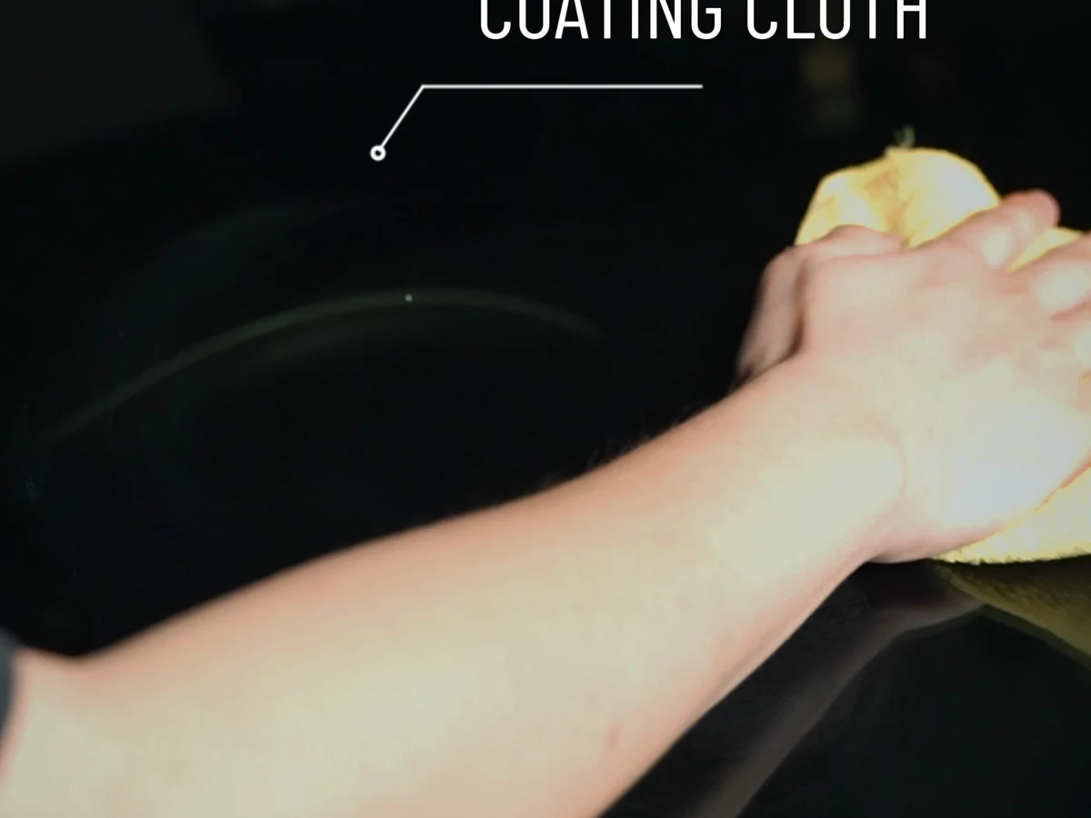 D204 being spread over a small section of cool automotive paint